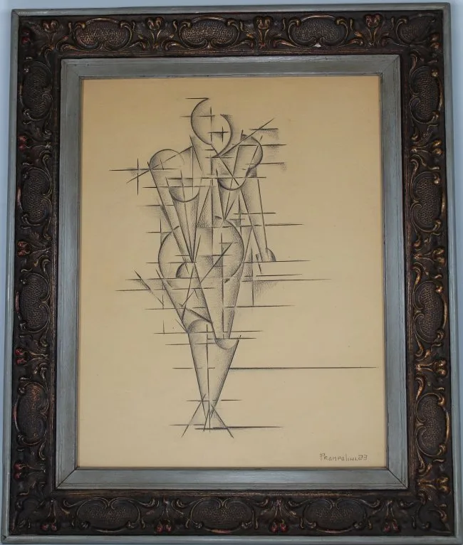 Enrico Prampolini, Untitled, Charcoal