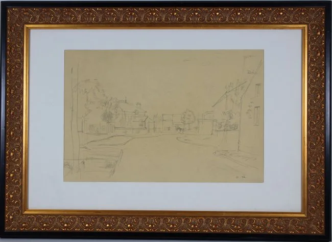 a.m. by Albert Marquet, Pencil, sold Aug 2018