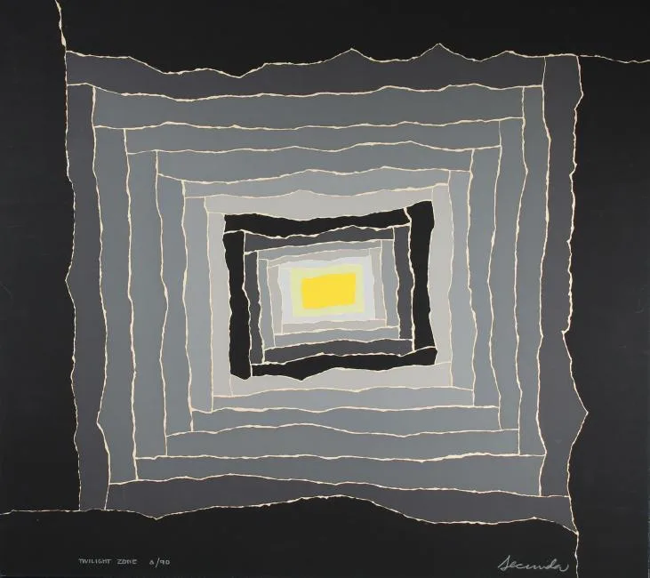 Twilight Zone by Arthur Secunda, Lithograph, sold Oct 2018