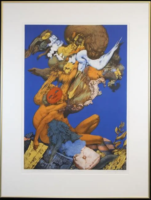 Heart of Darkness by Mark Spencer, Lithograph, sold Dec 2018