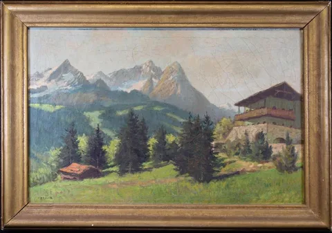 Untitled by F. Brandt, Oil on Canvas, offered Dec 2018