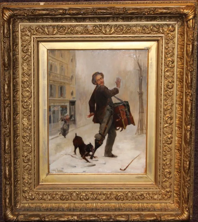 A Bad Day by Henry Bacon, Oil on Canvas, offered Jan 2019