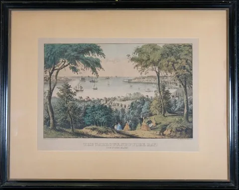 The Narrows, New York Bay by Currier & Ives, print, sold Jan 2019