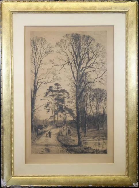 Untitled by Fred Slocombe, 1886, Etching, offered Jan 2019