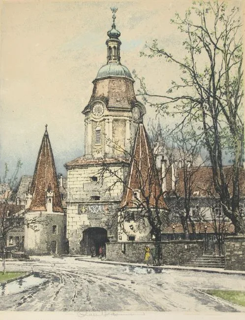 Robert Kasimir, Untitled, Etching