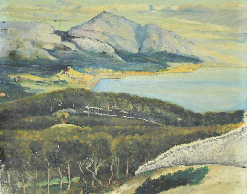 Untitled by Ettore Conciliis, Oil on board, sold Jan 2019