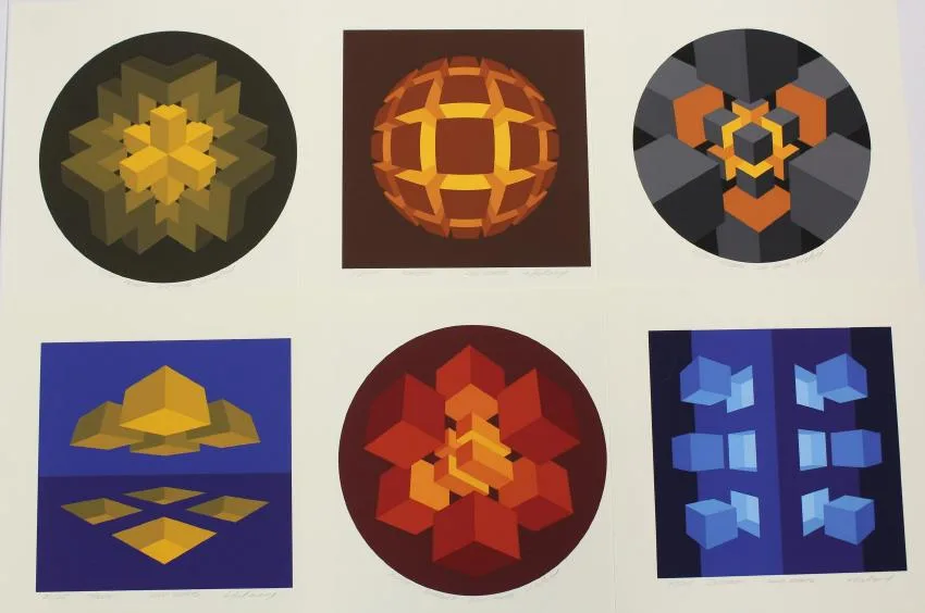 Portfolio B by Brian Halsey, Silk Screen, sold Mar 2019