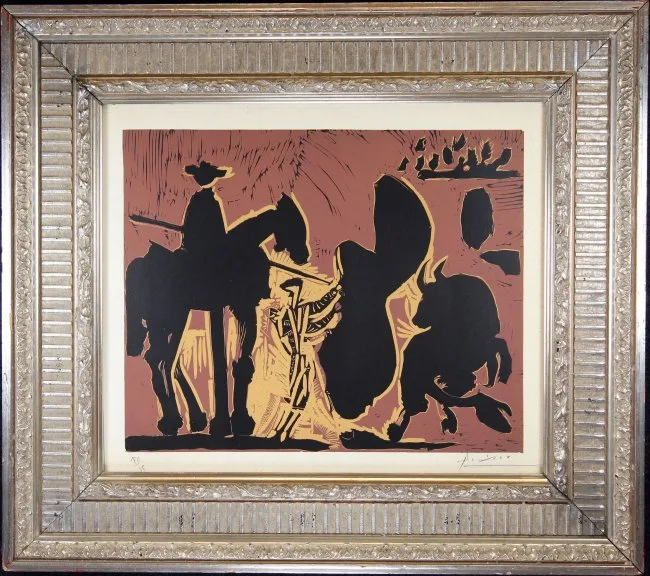Untitled by Pablo Picasso, Linocut, sold Mar 2019