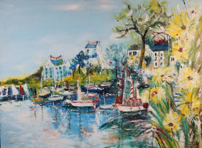 Untitled by Yolande Ardissone, Oil on canvas, sold Mar 2019