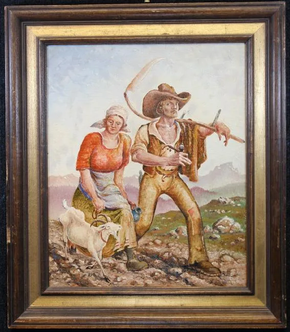 Untitled by Franz Xaver Wolf, Painting, offered Mar 2019