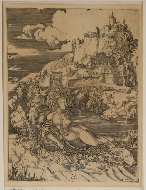 Seamonster by Albrecht Durer, Engraving, offered Apr 2019