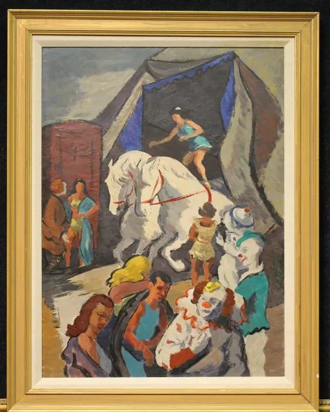 Edmund Brucker, After the Act, Encaustic