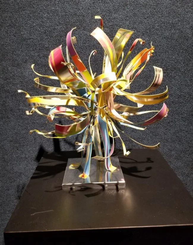 Untitled by Dorothy Gillespie, Enamel on Aluminum, sold Jul 2019