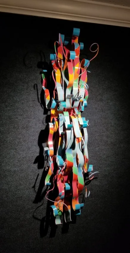 Dorothy Gillespie, A Soft Rain Dance II, 1995, Enamel on Aluminum