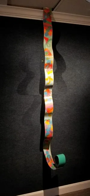 Dorothy Gillespie, A Ribbon for Her Hair, 1994, Enamel on Aluminum