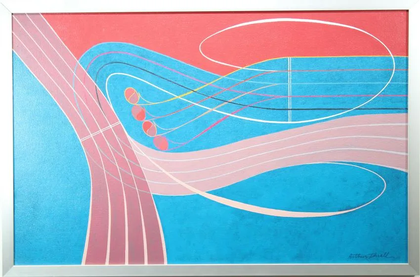 Arthur Thrall, Flourish II, Painting