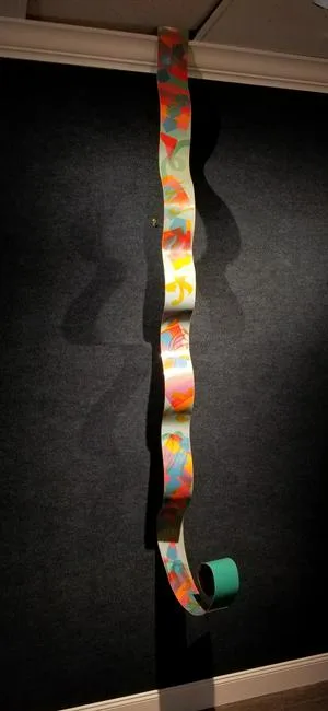 Dorothy Gillespie, A Ribbon for Her Hair, 1994, Enamel on Aluminum