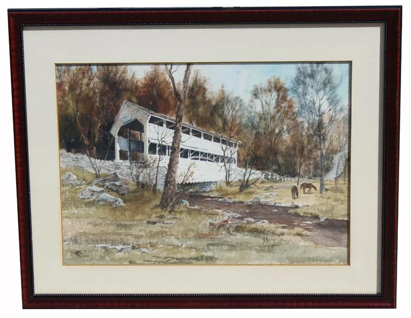 Valley Forge by James Ross, Watercolor, sold Dec 2019