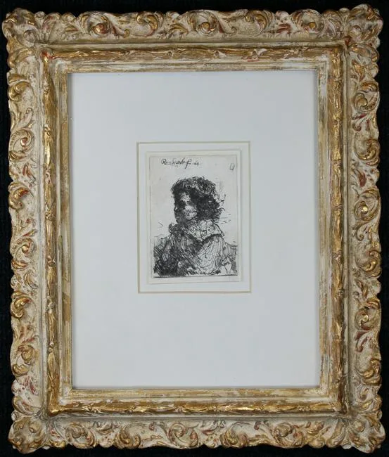Untitled by Rembrandt Harmensz van Rijn, Etching, sold Apr 2020