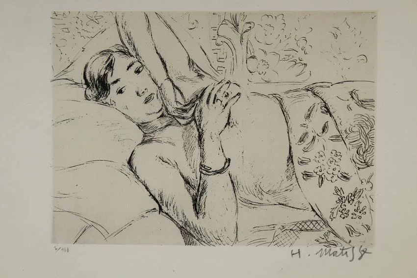 Untitled by Henri Matisse, Lithograph, sold May 2020