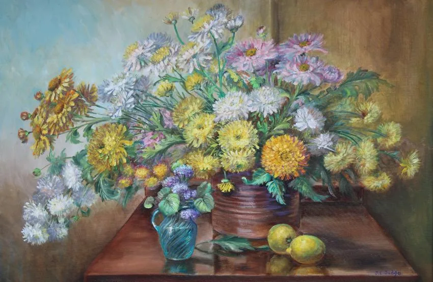 Untitled by Janet Edna Greenleaf, Oil on Canvas, offered May 2020