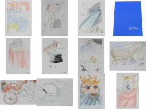Salvador Dalí, Our Historical Heritage, etchings