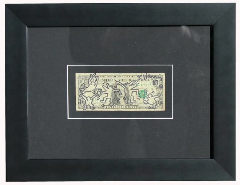 Untitled by Keith Haring, Ink/Marker, sold Jan 2021