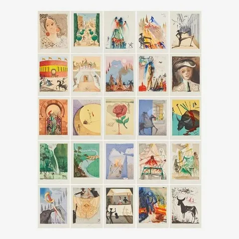 Salvador Dalí, The Opera Carmen, lithographs