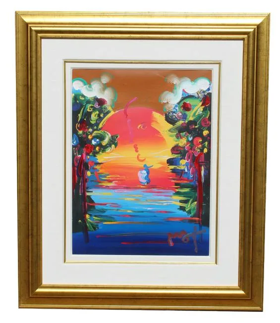 A Better World III by Peter Max, Mixed Media, offered Feb 2021