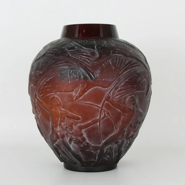 Archers by René Lalique, Glass, sold Apr 2021