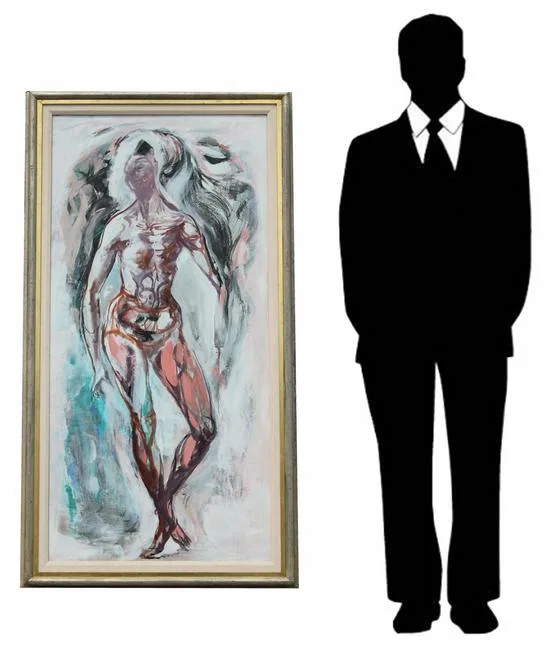 Dancer by Jon Corbino, Oil on canvas, offered Jun 2021
