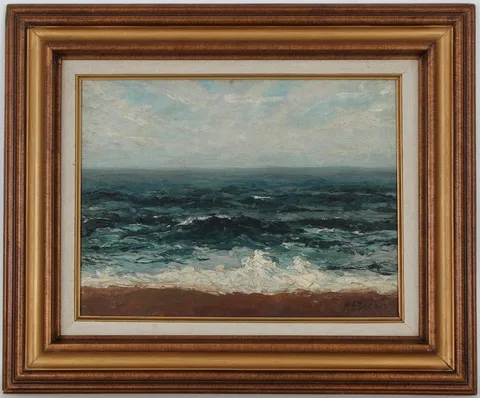 Albert Ernest Backus, Untitled, Oil on board