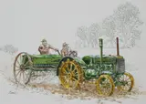 Basil Smith, John Deere Tractor Model D 1929