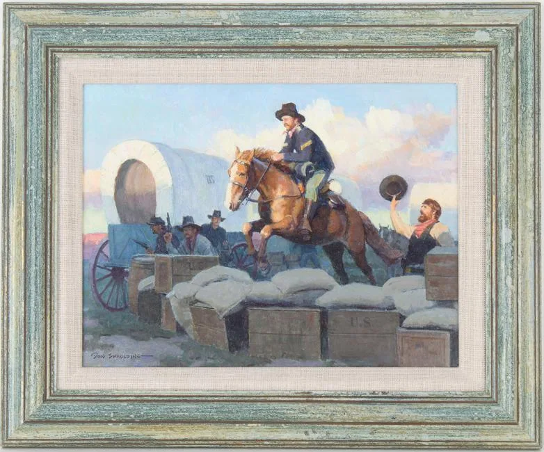 Donald Spaulding, Going for Help, Painting