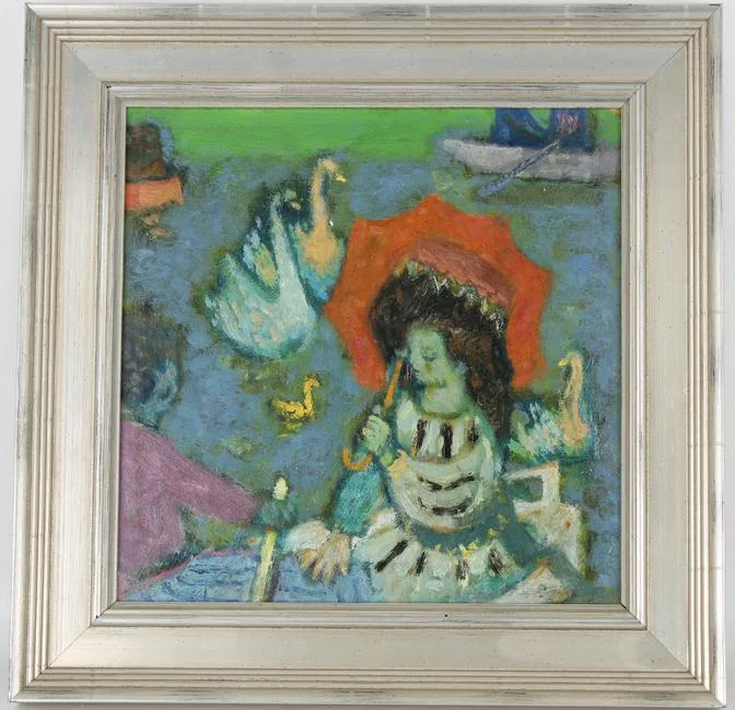 Untitled by Marc Chagall, Oil on Board, offered Sep 2021