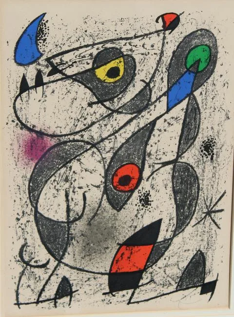 Untitled by Joan Miró, Color Lithograph, sold Sep 2021