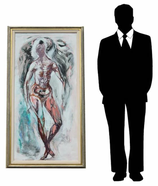 Jon Corbino, Dancer, Oil on canvas