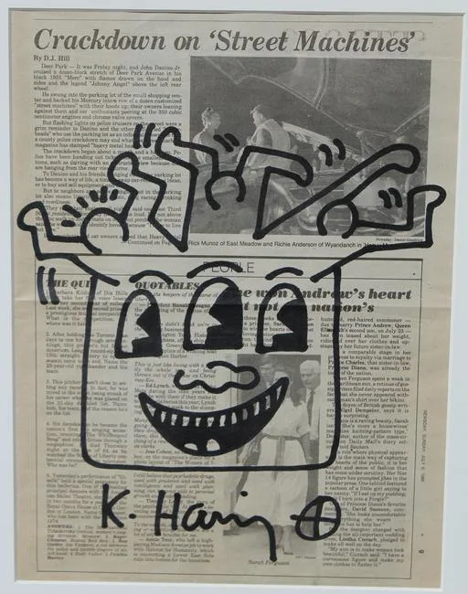 Keith Haring, Untitled, Marker
