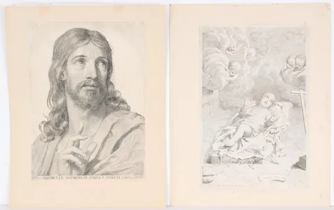 Claude Mellan, Bust of Christ as Savior, ca. 1652, Engravings