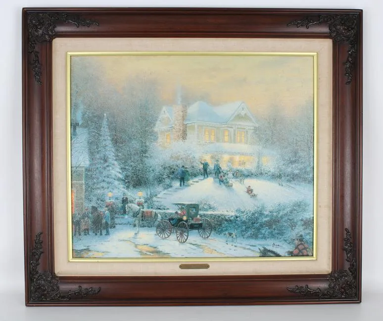 Thomas Kinkade, Victorian Christmas II, print (other)