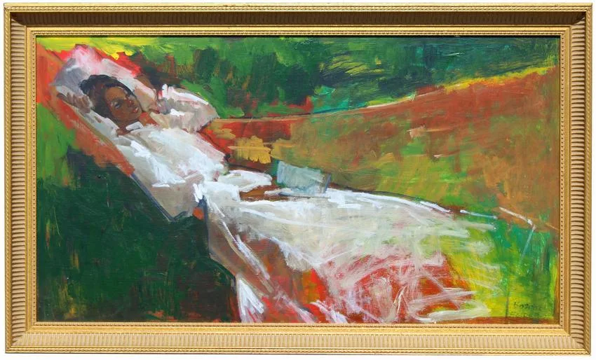 Boscoe Holder, Untitled, Oil on board