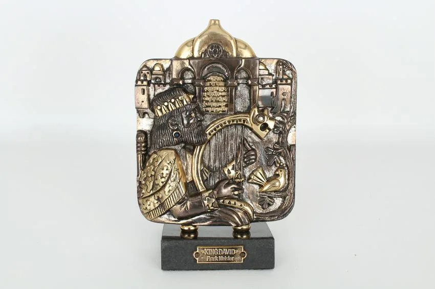 King David by Frank Meisler, sculpture, sold Jun 2022