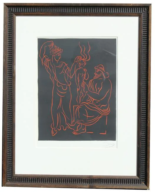 L'Enfant by André Derain, Wood Engraving, offered Jun 2022