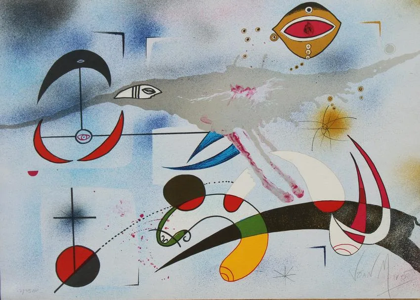 Untitled by Joan Miró, pencil, sold Jun 2022