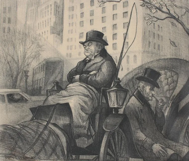The Passing Show by Don Freeman, Lithograph, offered Jun 2022