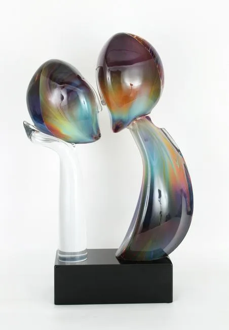 Dino Rosin, The Kiss, Glass
