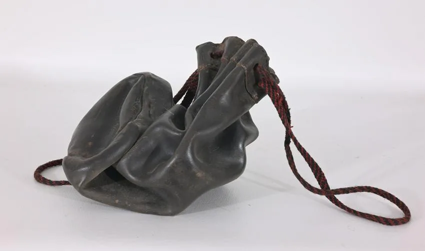 Drawstring Bag by Marilyn Levine, Ceramic, sold Dec 2022