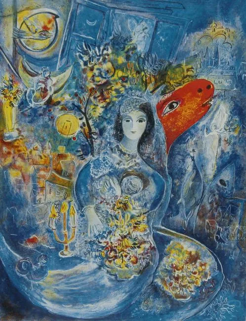 Bella by Marc Chagall, Print, sold Dec 2022