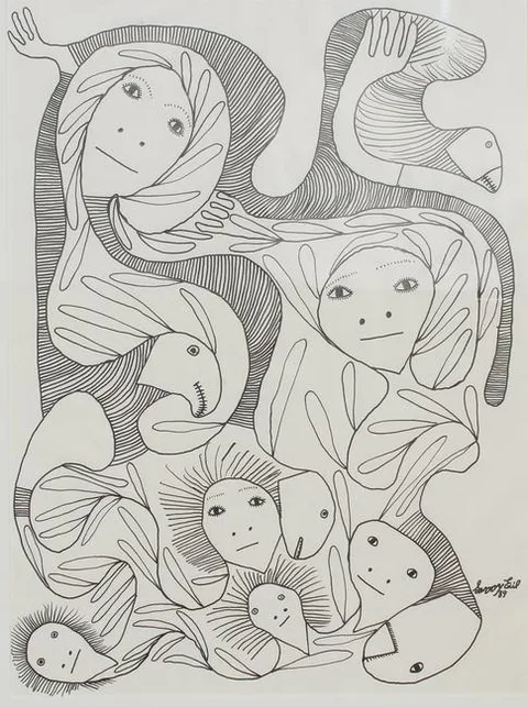 Levoy Exil, Untitled, Marker on Paper