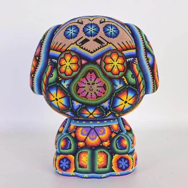 Caer Bear by Chroma Aka Rick Wolfryd, sculpture, sold Feb 2023